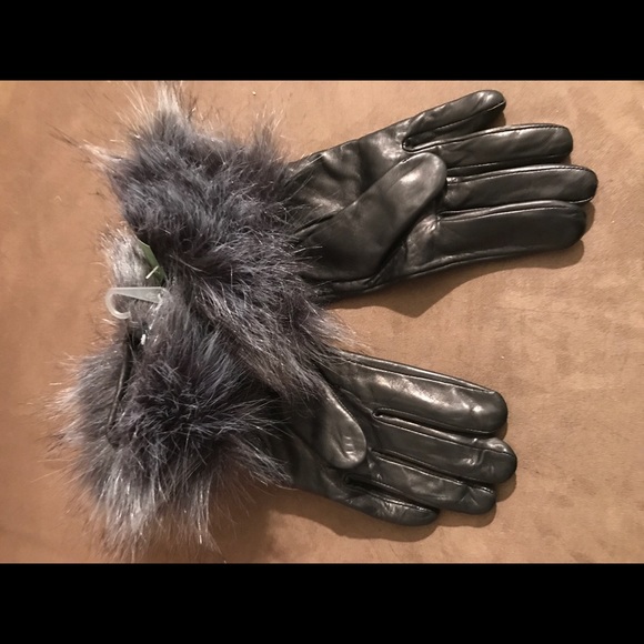 kate spade Accessories - Kate Spade New York Faux Fox Gloves NWT